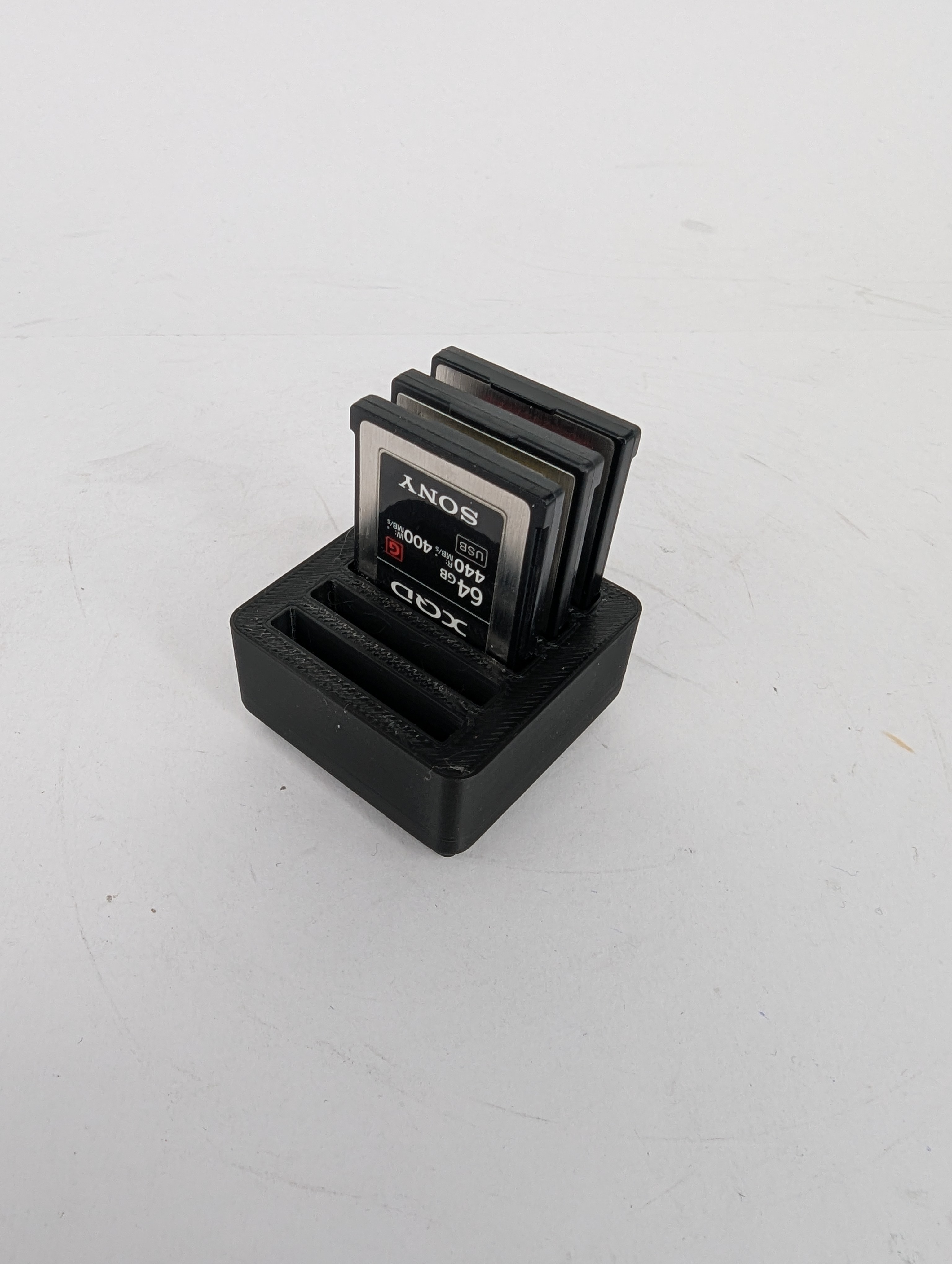 Gridfinity CF-Express and XQD card holder