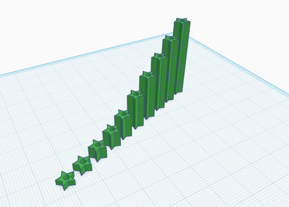 Star Shaped Spacers M2 | Decorative & Functional | 3D Print File