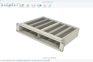 1U 2x 3.5" hdd tray for 10" rack
