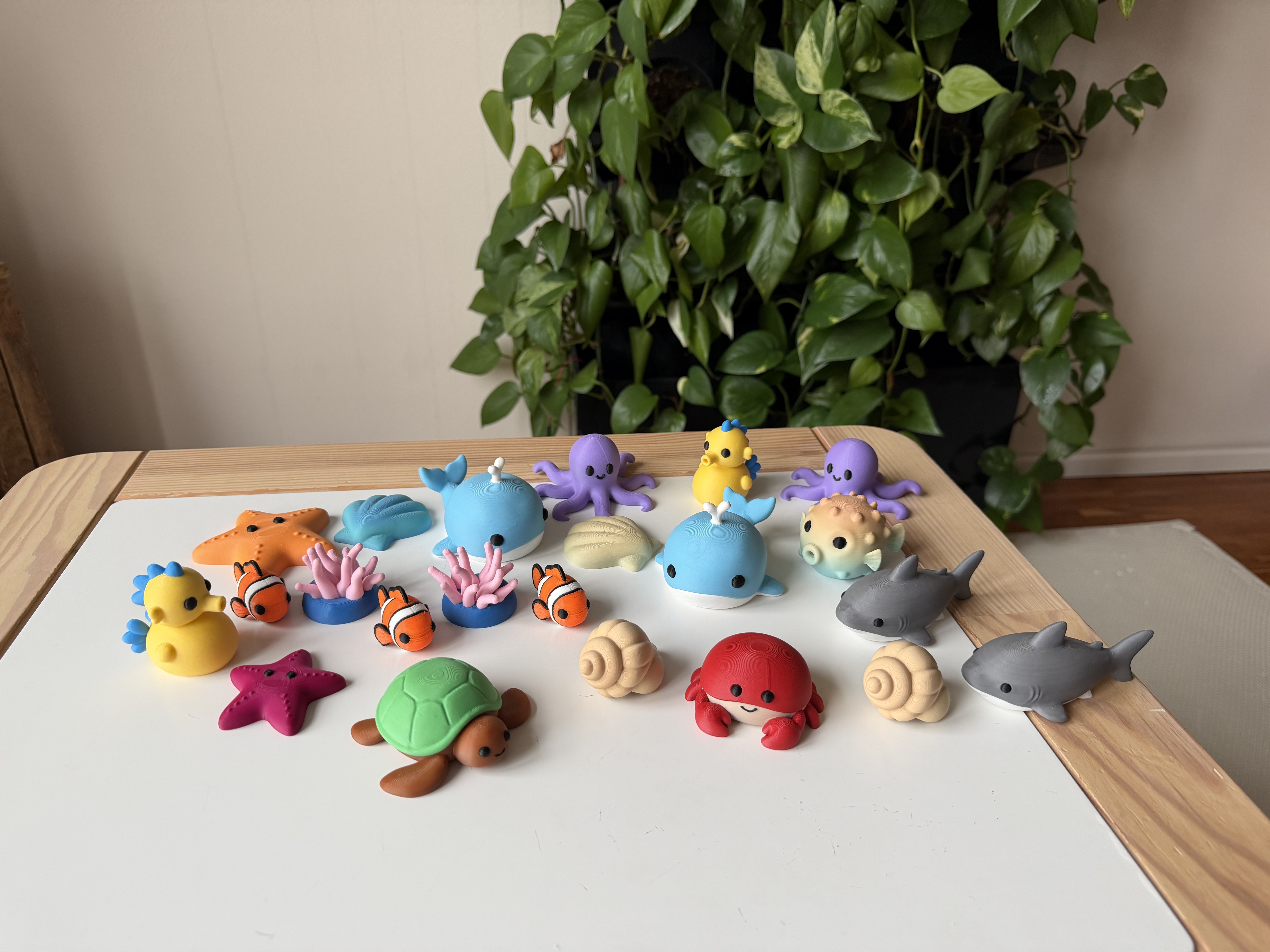 Sea animals - set