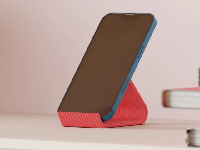 Minimalist Layered Phone Stand - Portrait & Landscape Desk Stand