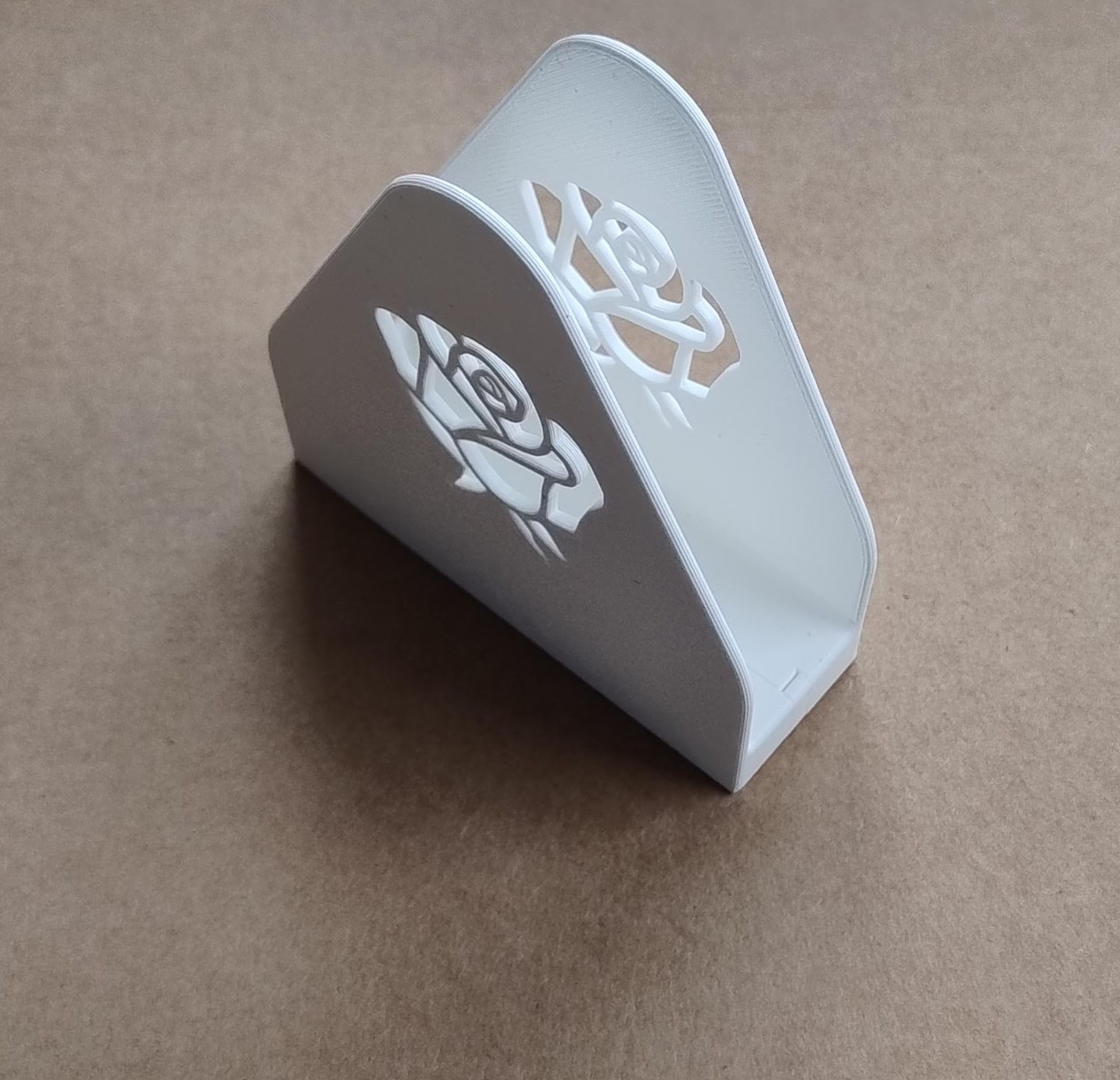Serviettenständer Rose und Herz / stand or holder for napkins  (easy to print), nicht nur für den Valentinstag — miniatura 9