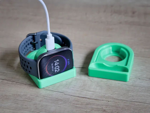 Foldable Charging Dock for Amazfit Bip 6 – Compact Print-in-Place Charging Cradle