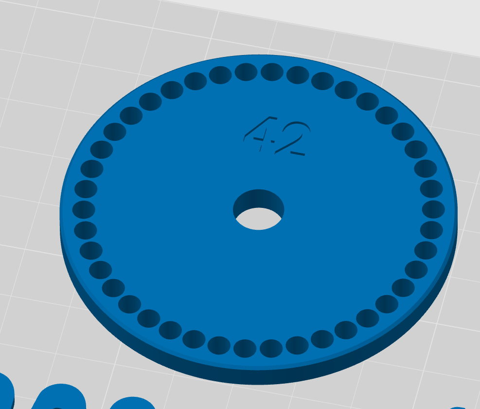 Cast on bonnet - additional disk size 42