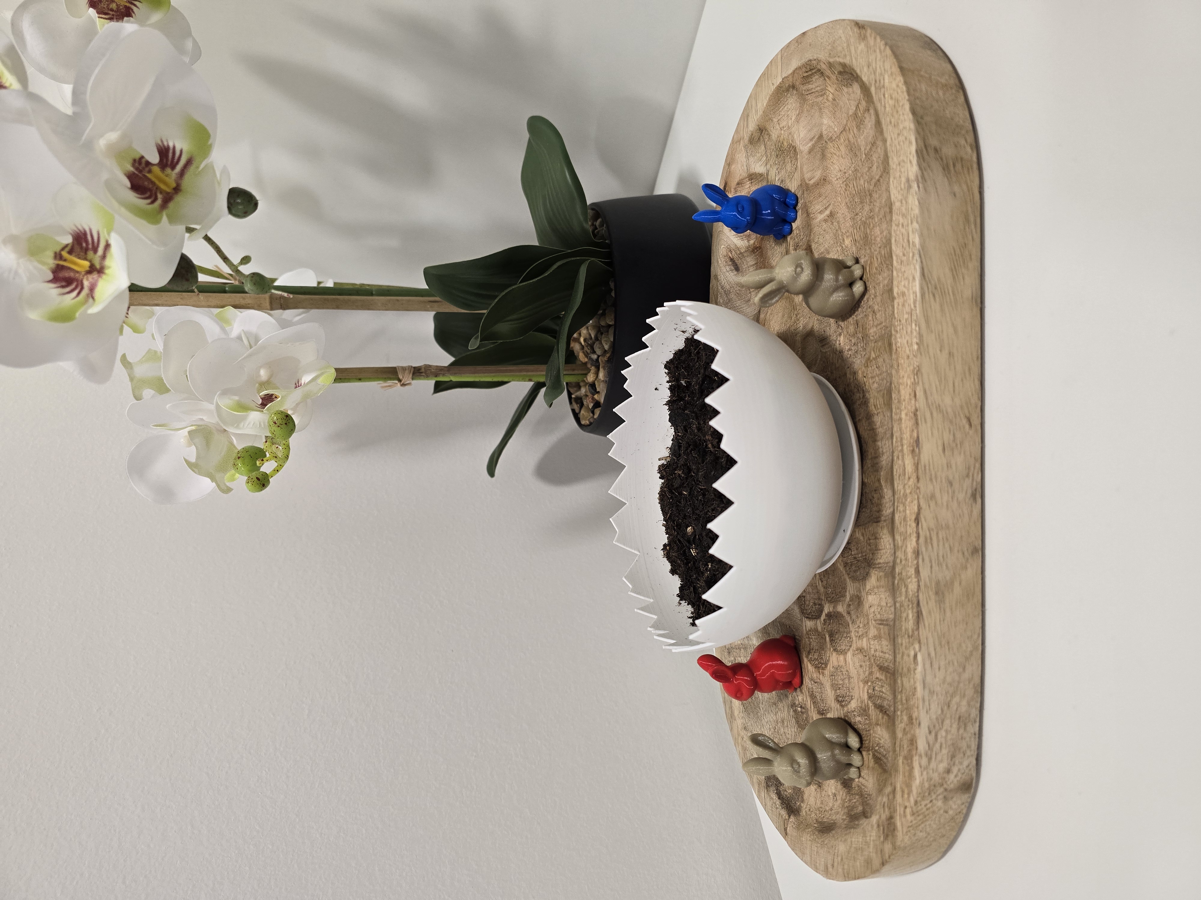 Cracked egg - easter planter — thumbnail 3