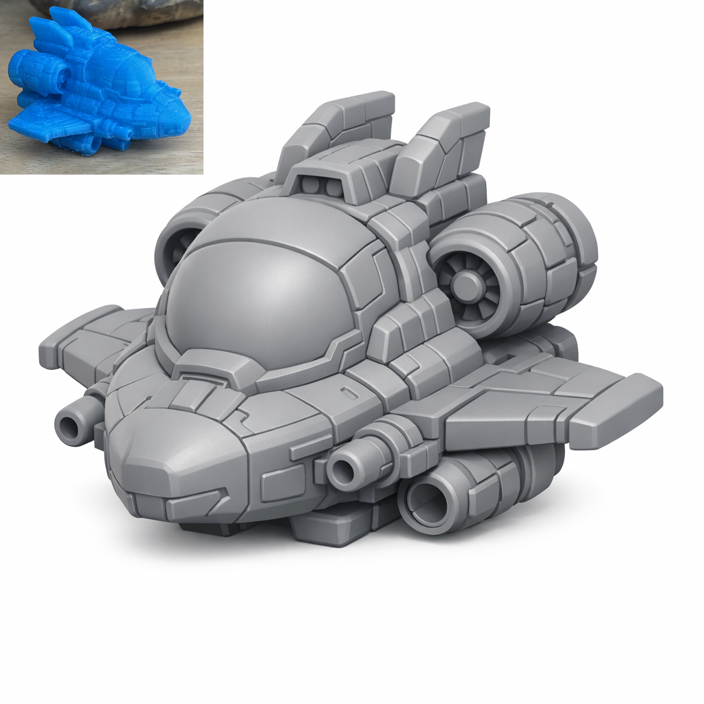 Chibi Spaceship
