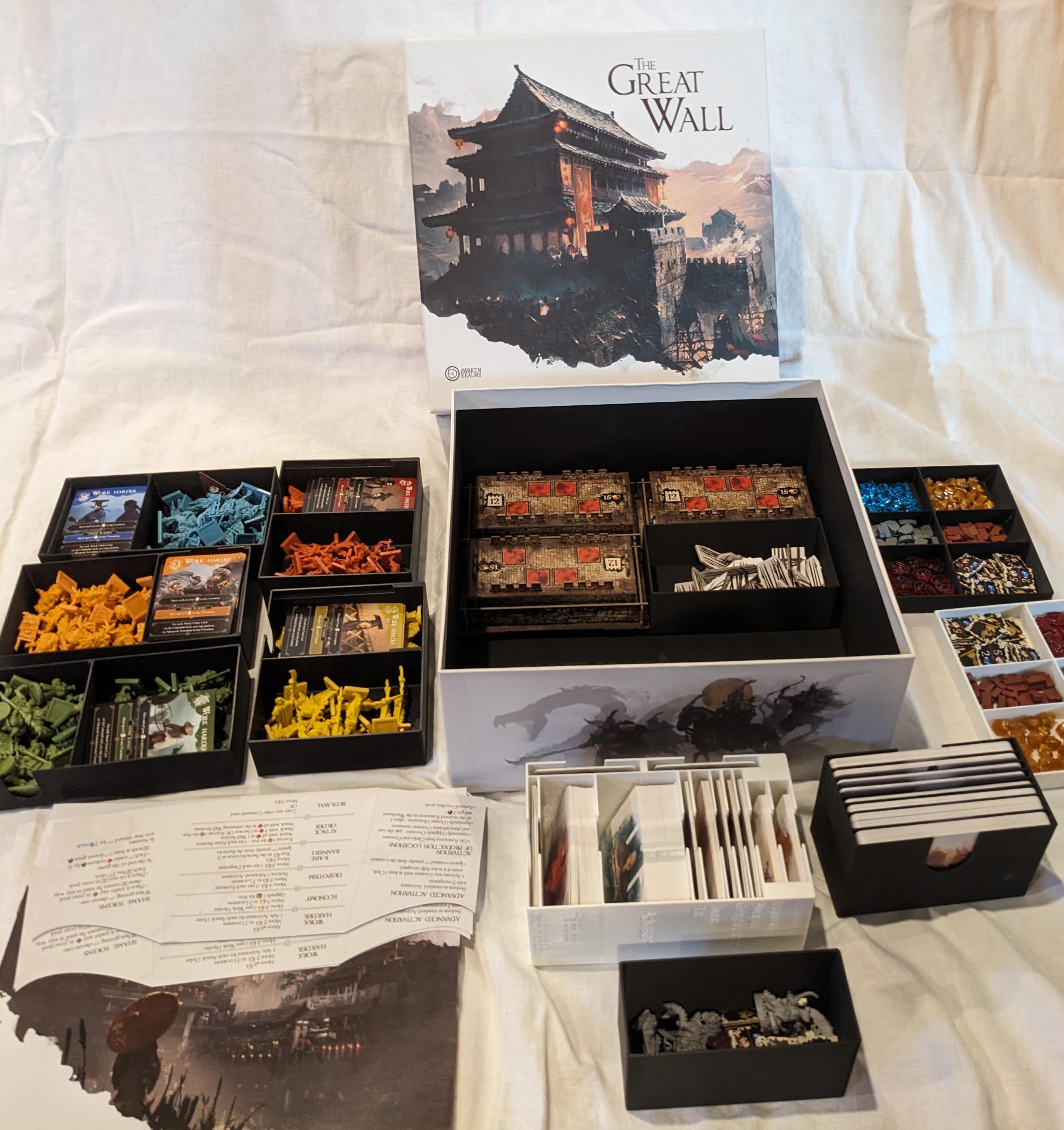 The Great Wall Board Game Insert