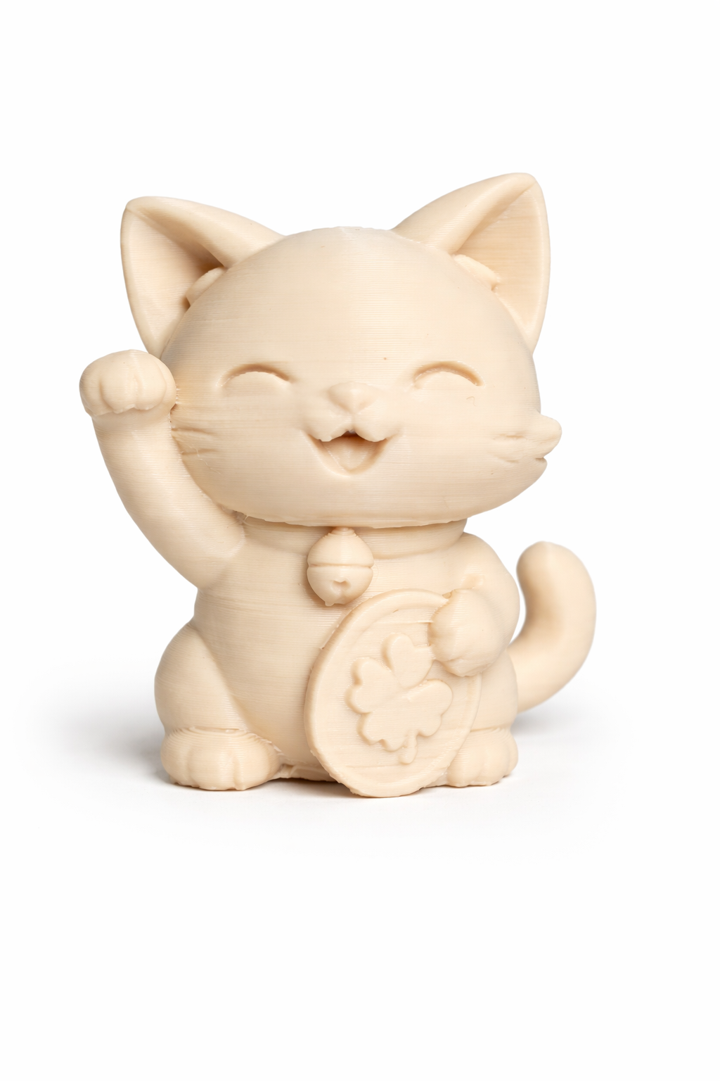 Lucky Chibi Cat  | Maneki Neko Style | Easy Print | 3MF with Supports