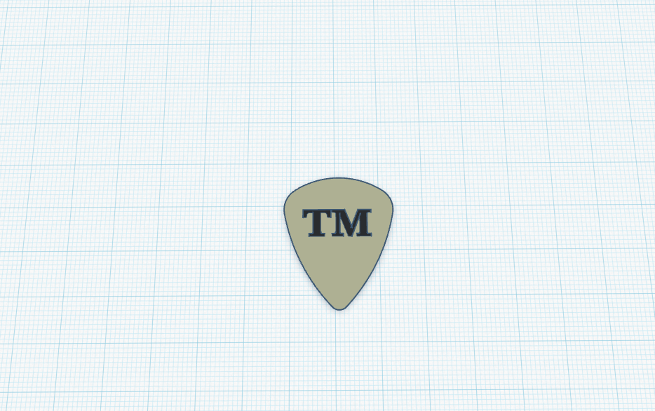 TM Guitar Pick V0.1