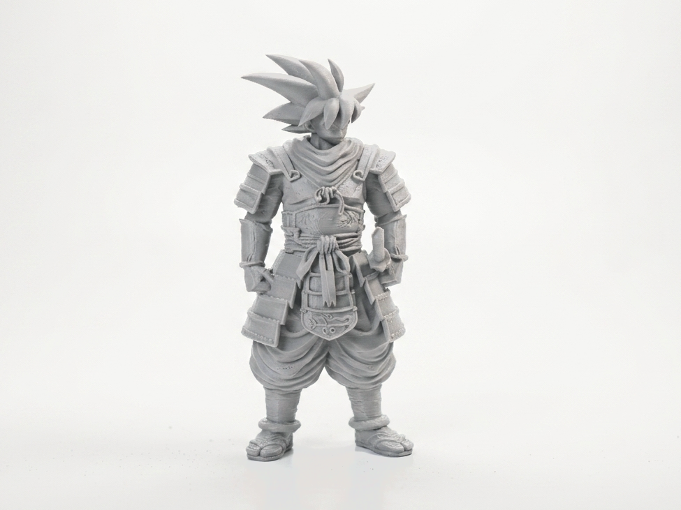 Samurai Goku Figurine Anime Collectible 3D Printable