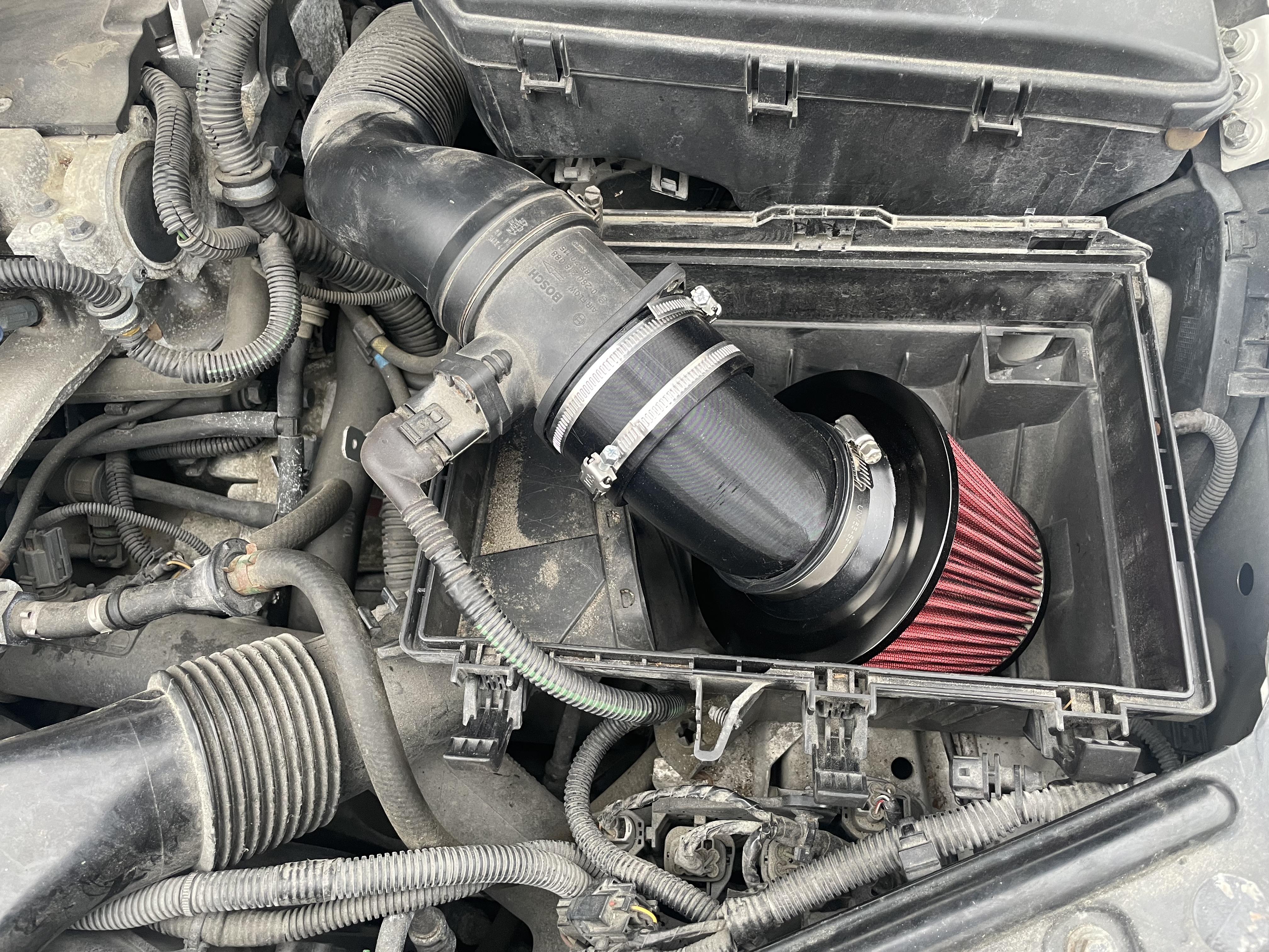 Cold air intake adapter 77-80mm