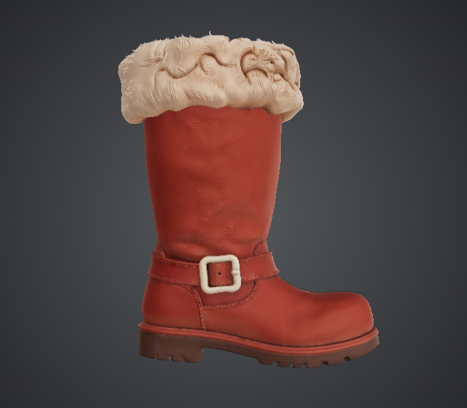 Santa Claus Boot – Festive Christmas Decorative Holiday