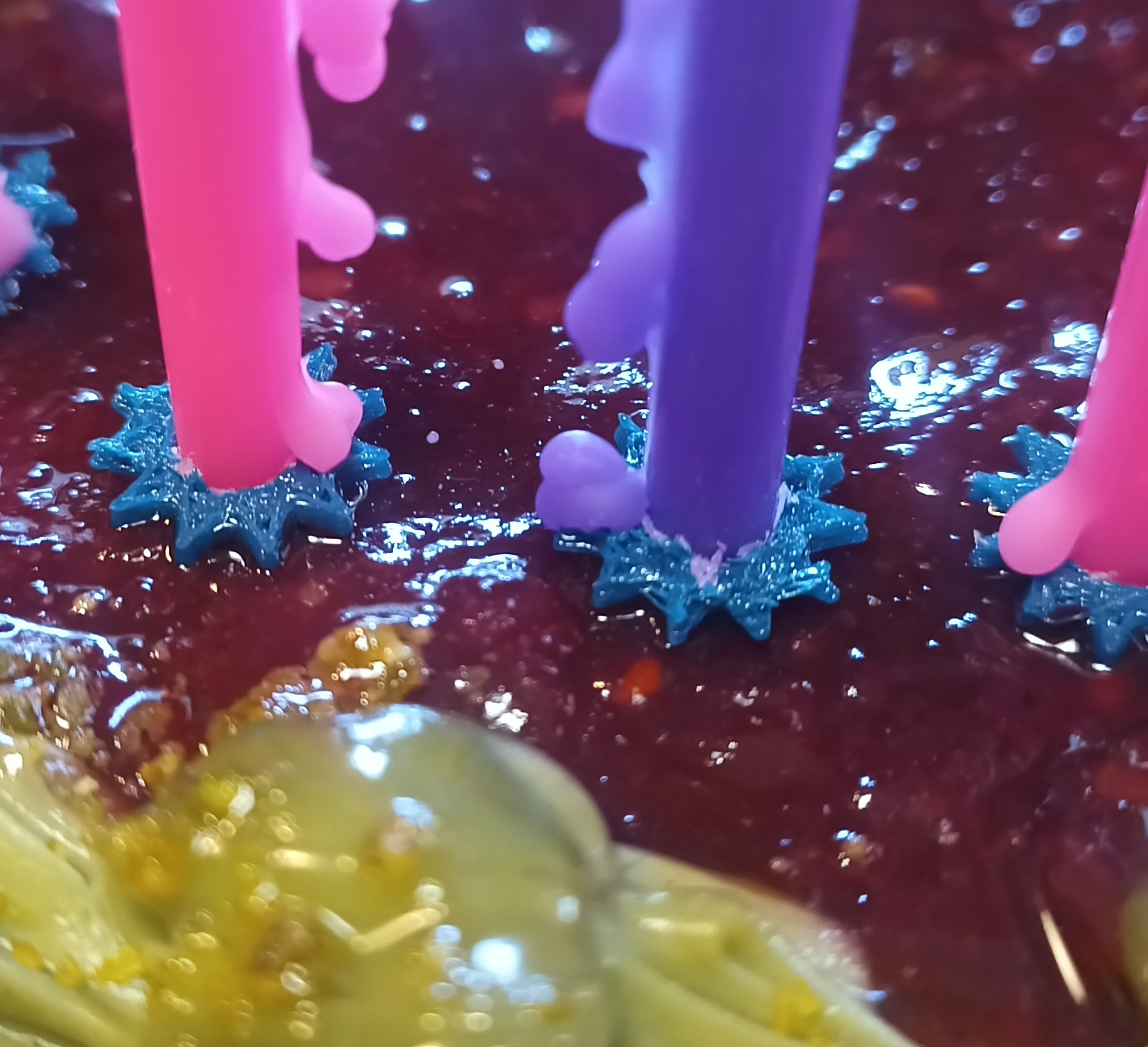 Birthday Candle Holder: 5-mm or 8-mm ⌀, different shapes 3D model