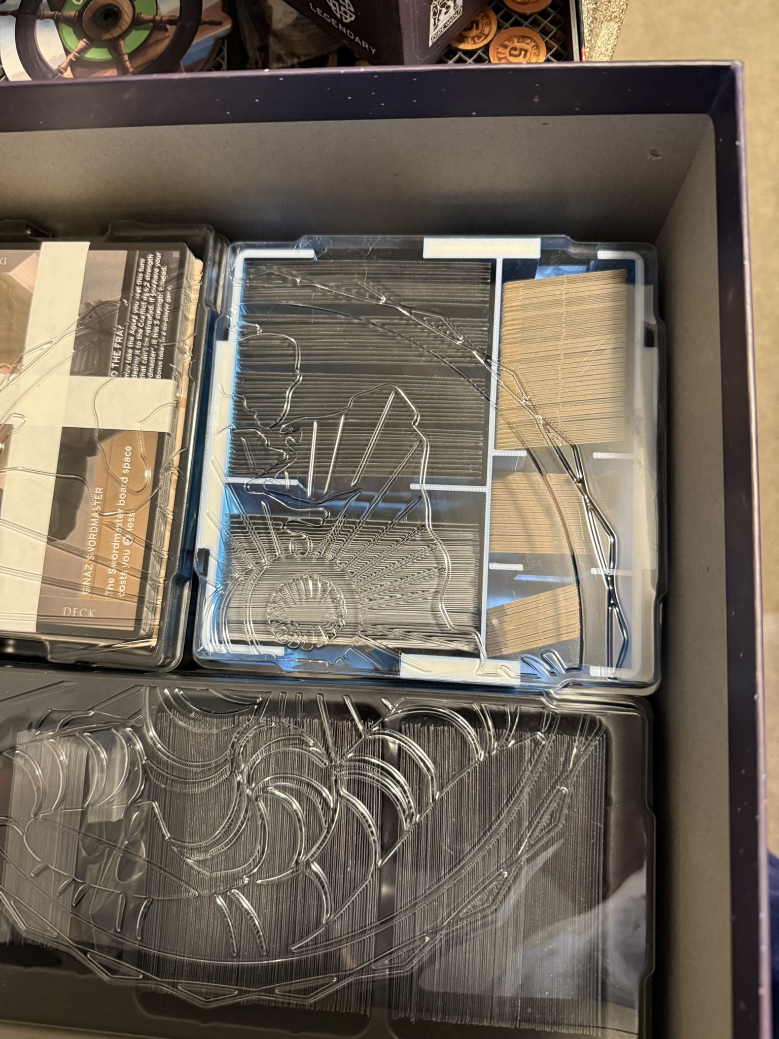 Dune Imperium Deluxe box adapter to hold bloodlines sleeved