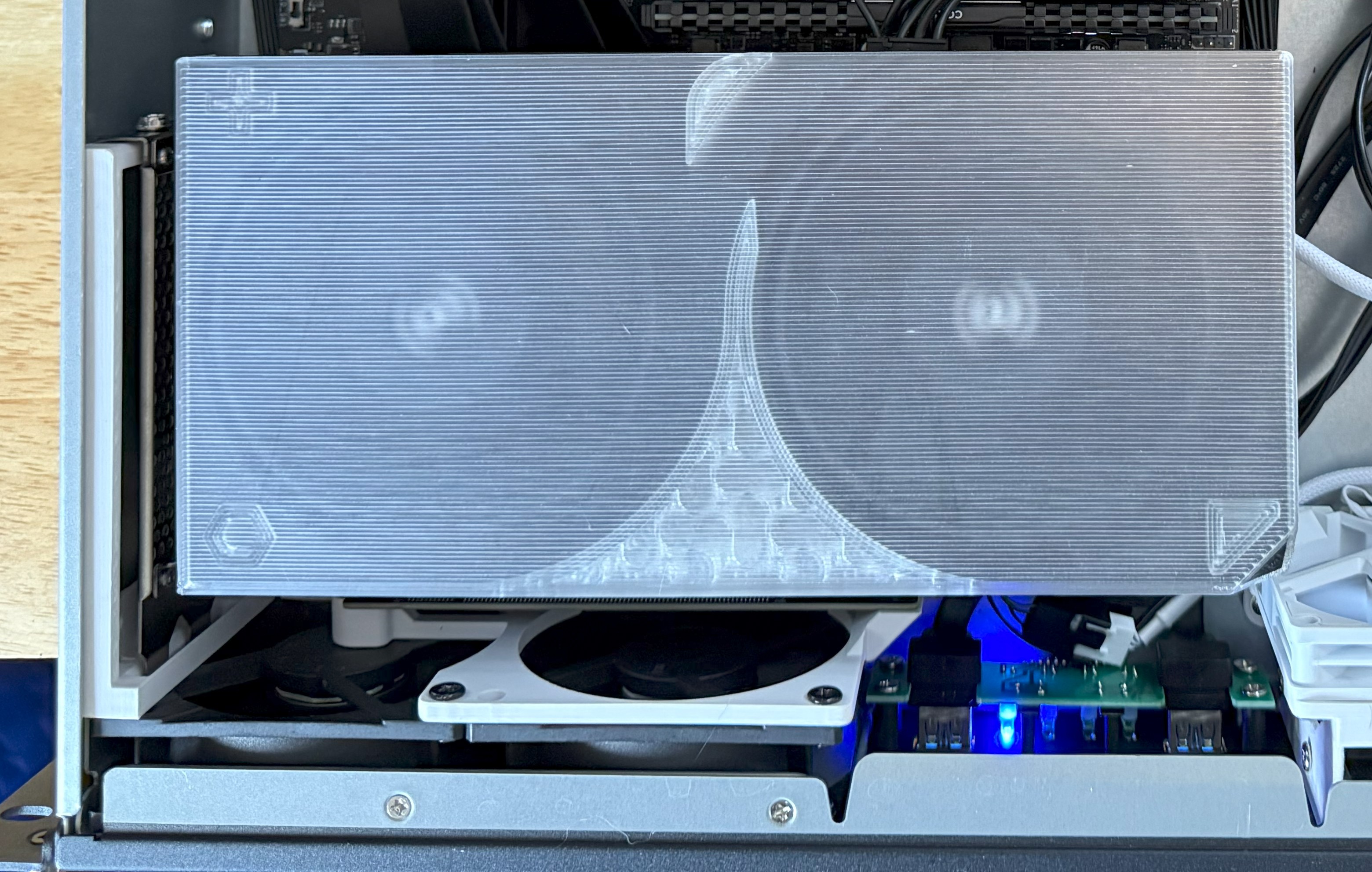 Front GPU mount for RM23-502-MINI