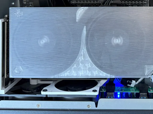 Front GPU mount for RM23-502-MINI