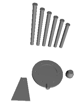 Regular wind chime