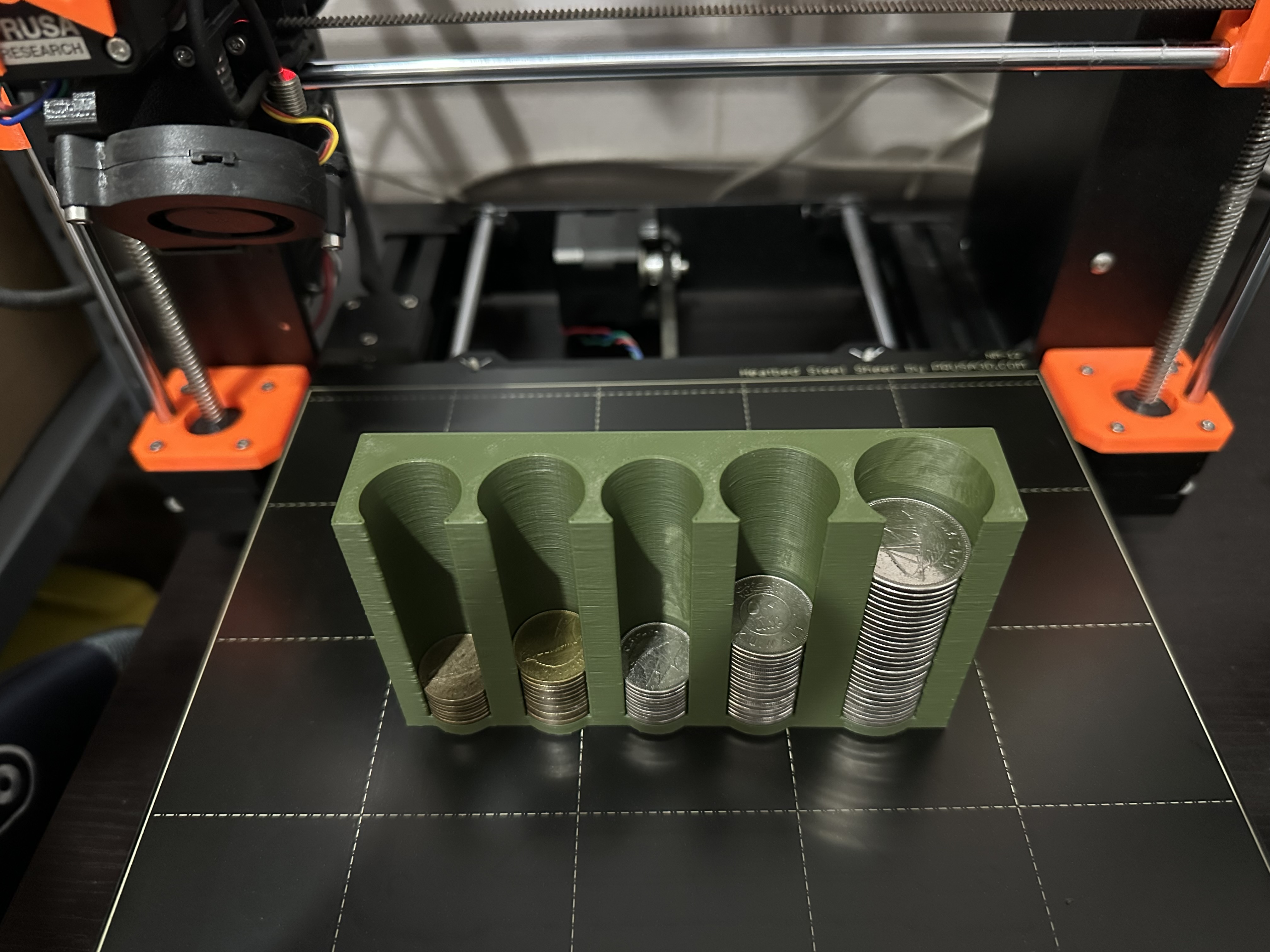 Coin sorter for Kuwait currency