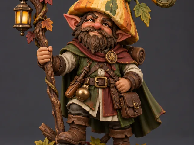 Fall Gourd Gnome D&D 2