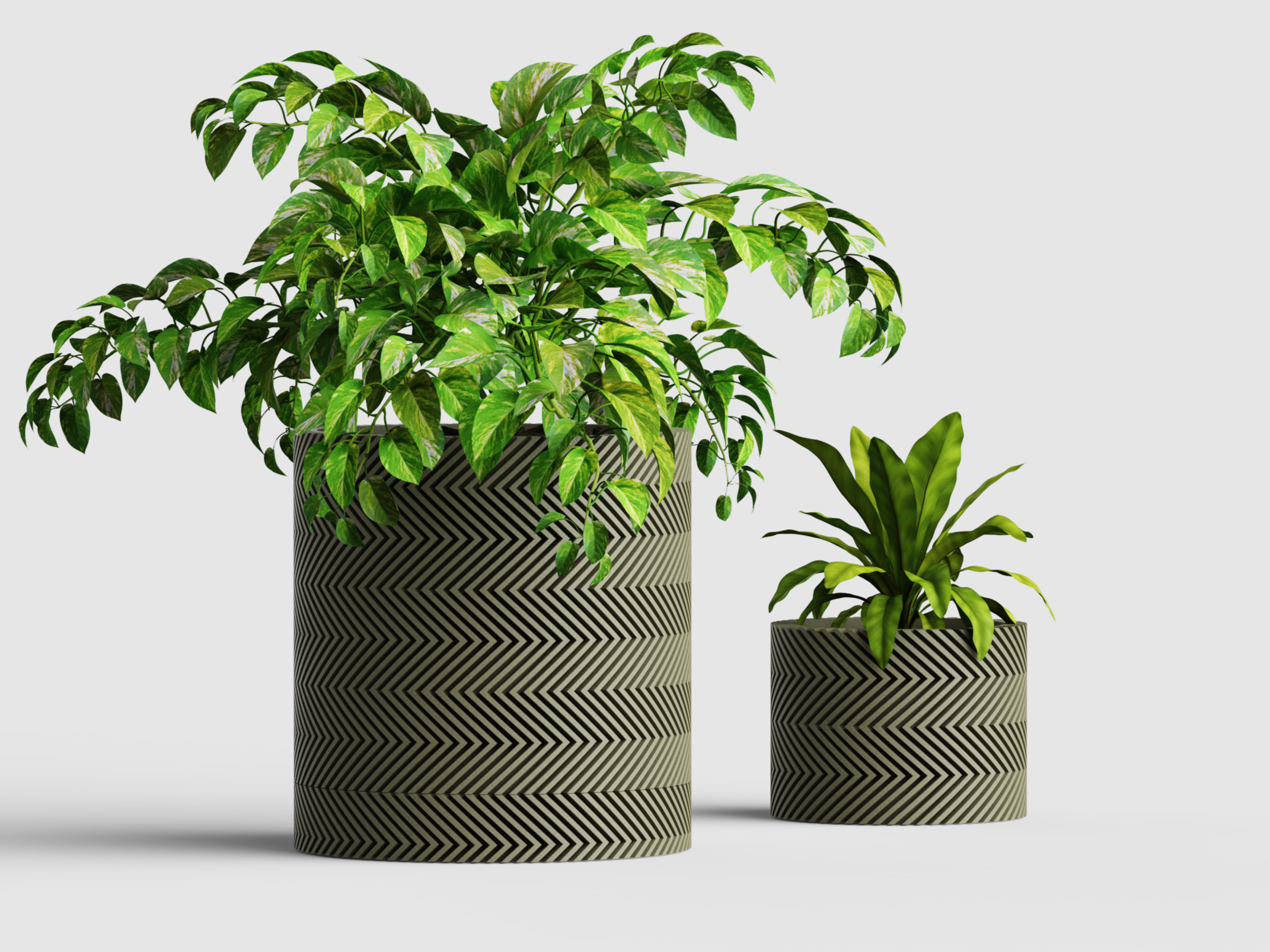 LIGHTNING Collection - Planter Set
