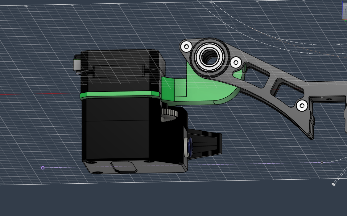 BMG + Nema 17 mount for Filamentalist FV3