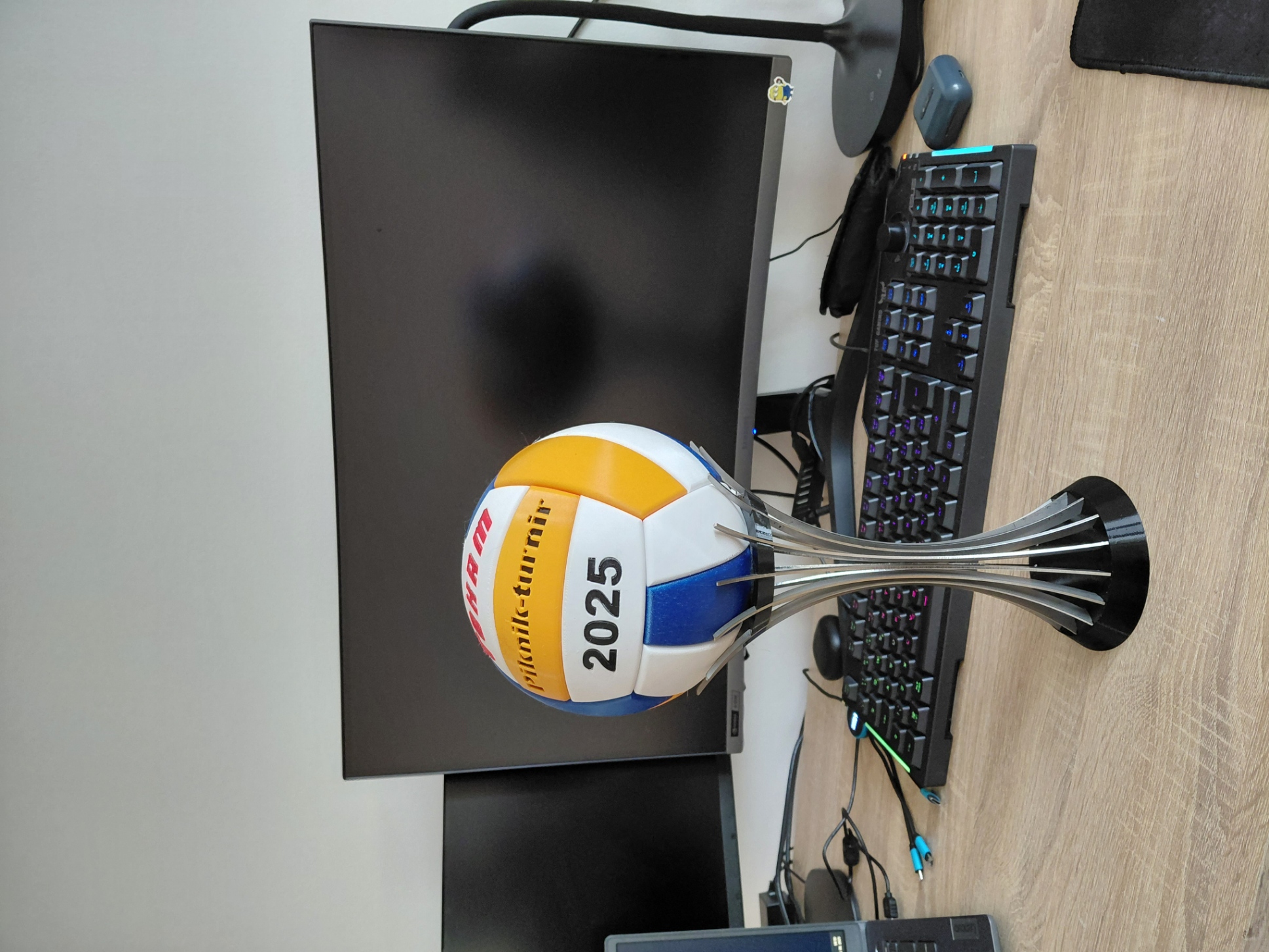 Miniatura 2 do modelo 3D Volleyball Trophy