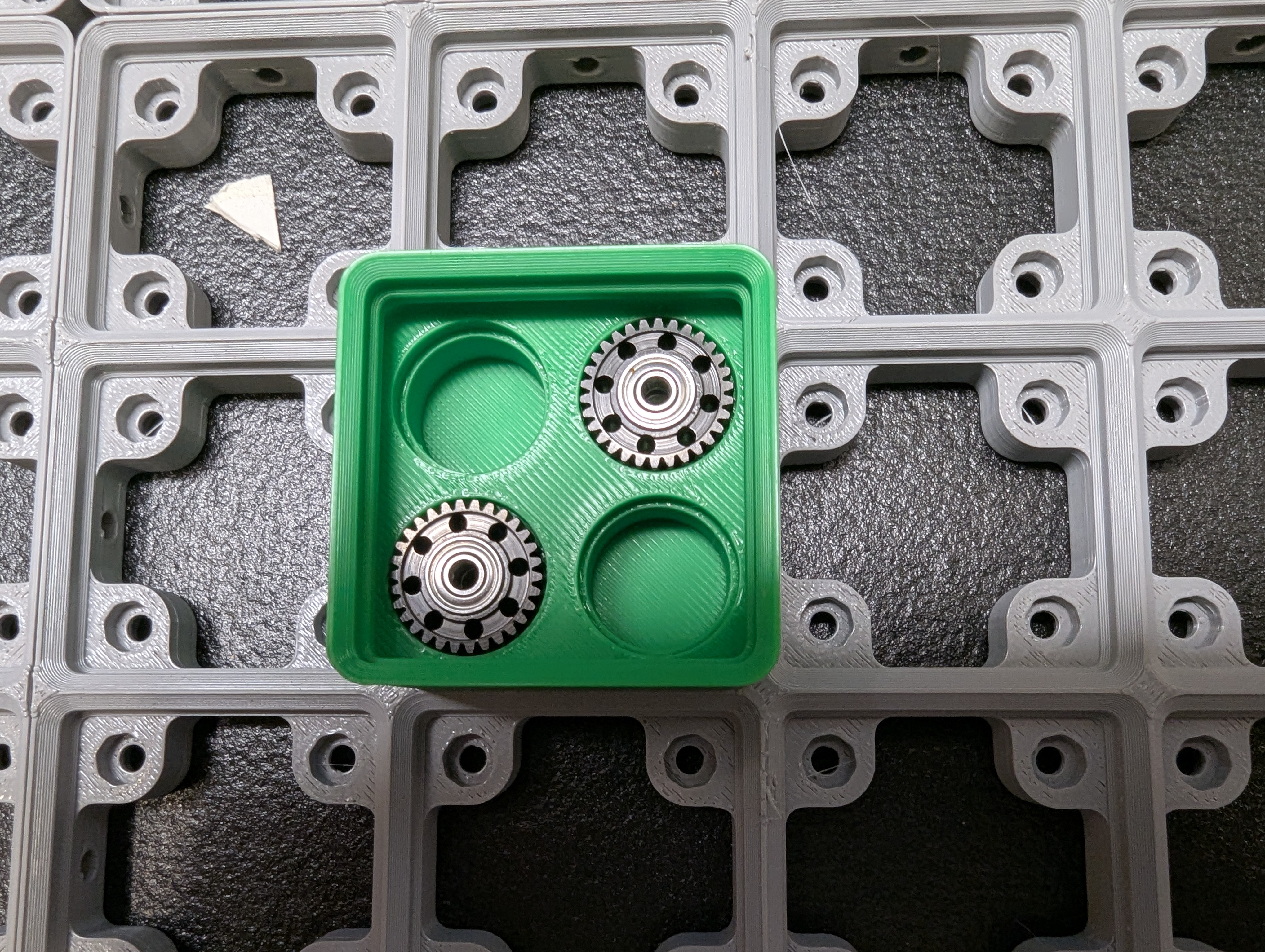Creality K2 Plus Extruder Gears Gridfiity Bin