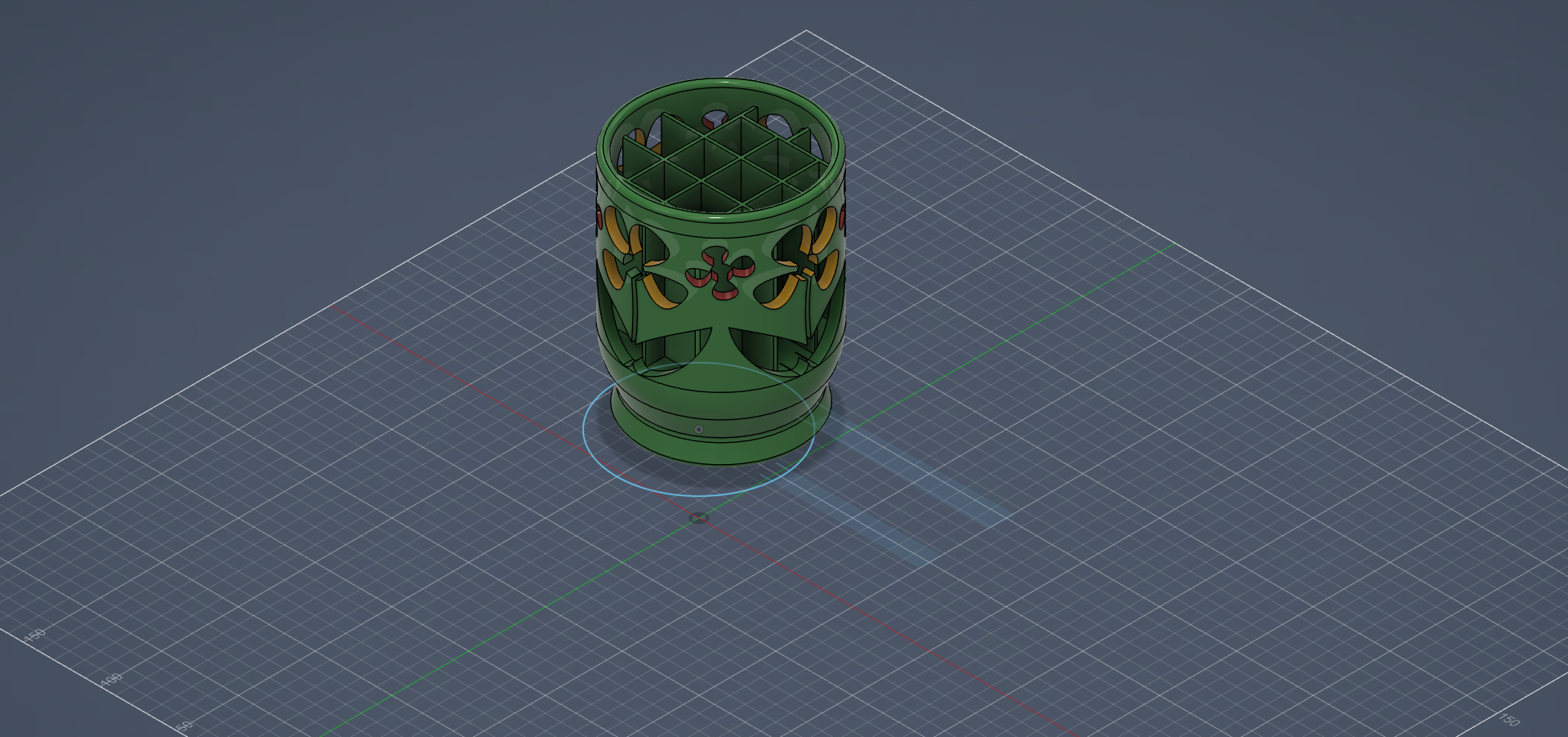 Floral Cooking Utensil Holder