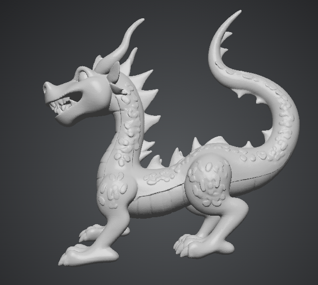 Miniatura 2 do modelo 3D Drago Cinese