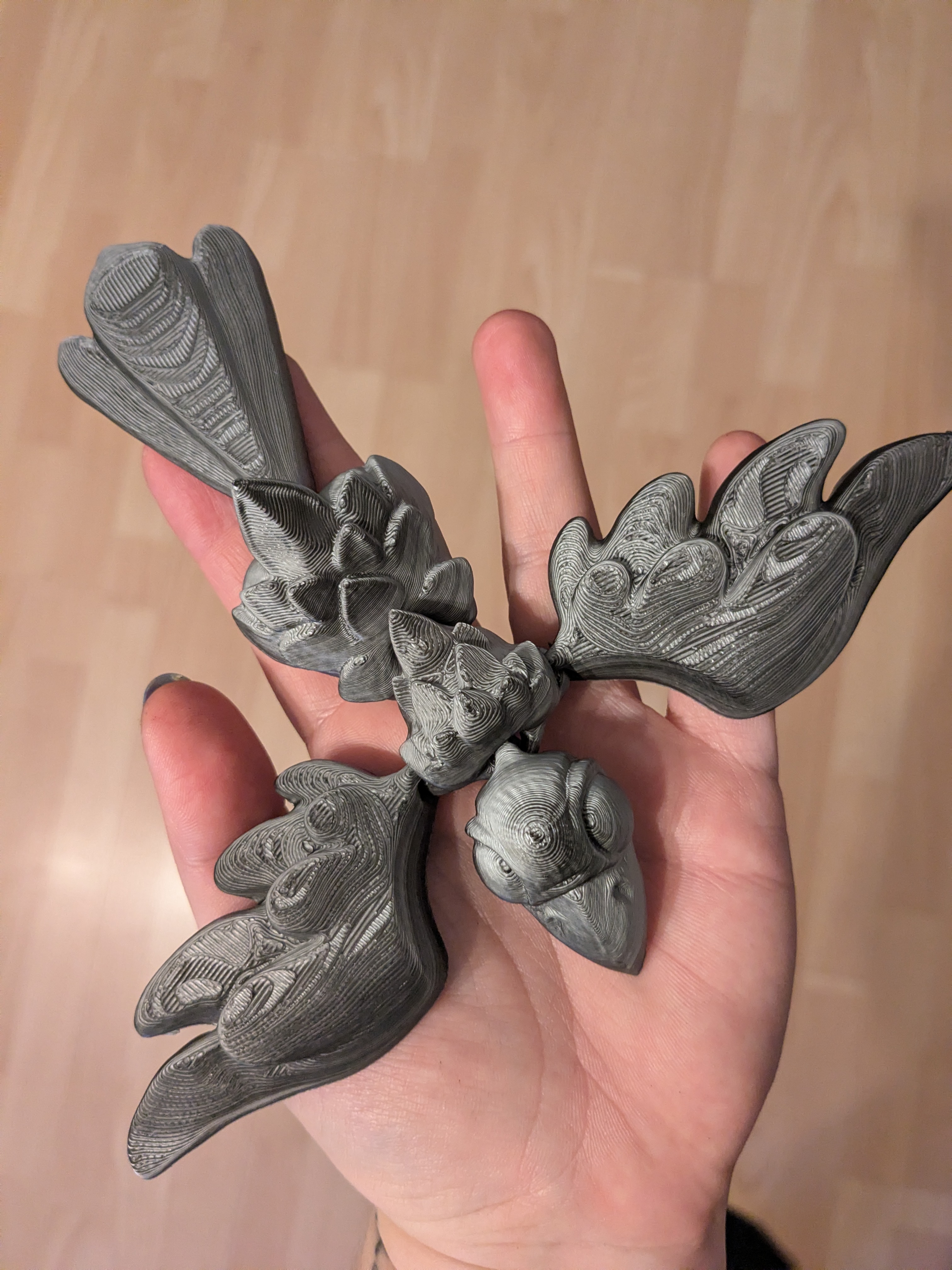 Articulated Raven Fidget Toy