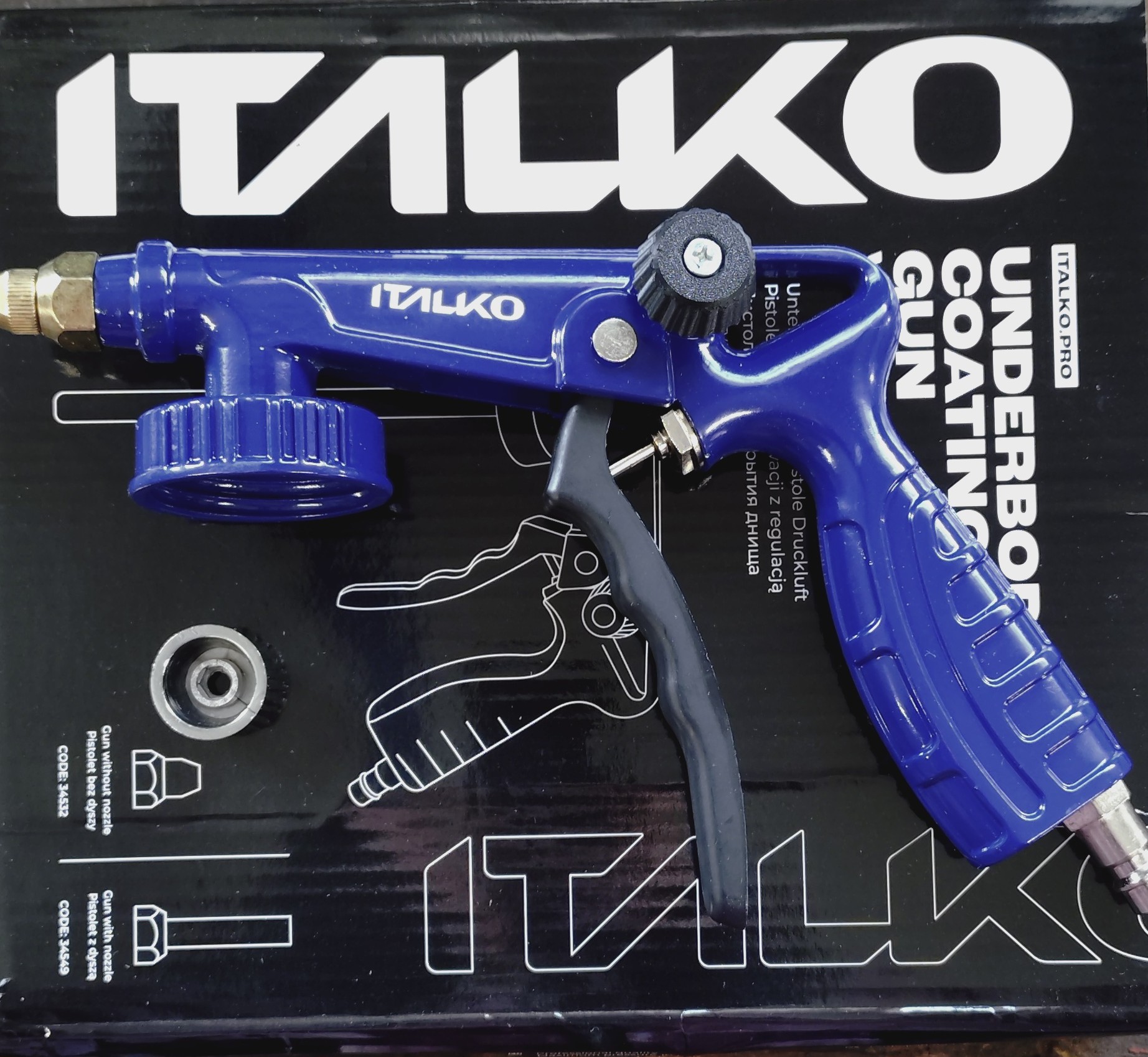 Spray Gun - Rotary Valve / Stříkací Pistole - Otočný Ventil