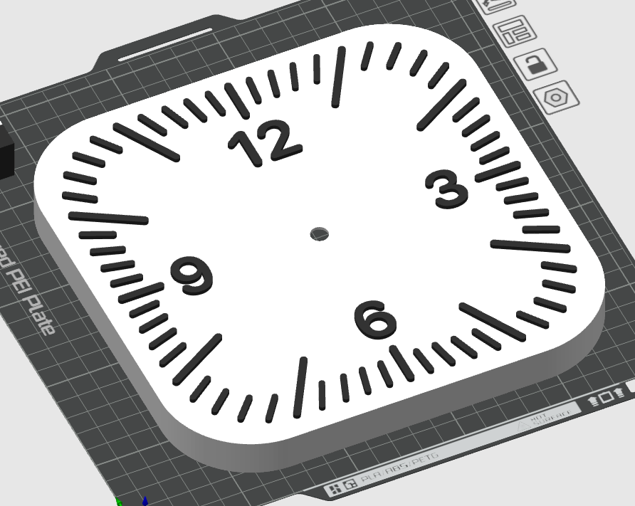 Apple Wall Clock