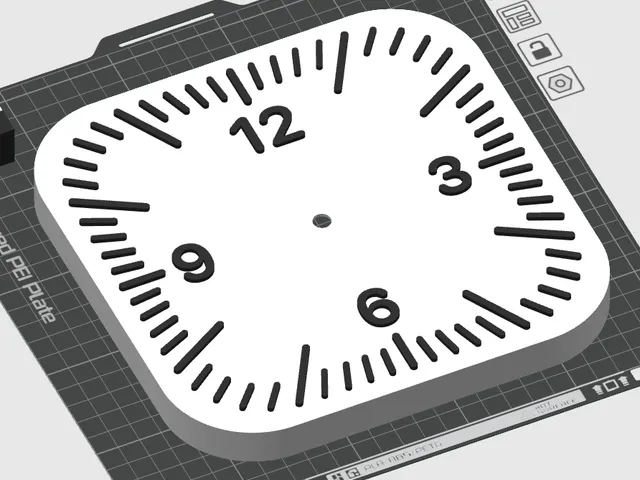 Apple Wall Clock