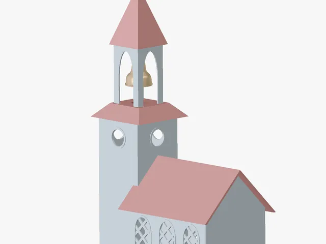 Swedish Christmas Church - Lit with IKEA Kapplake or Tea Candle