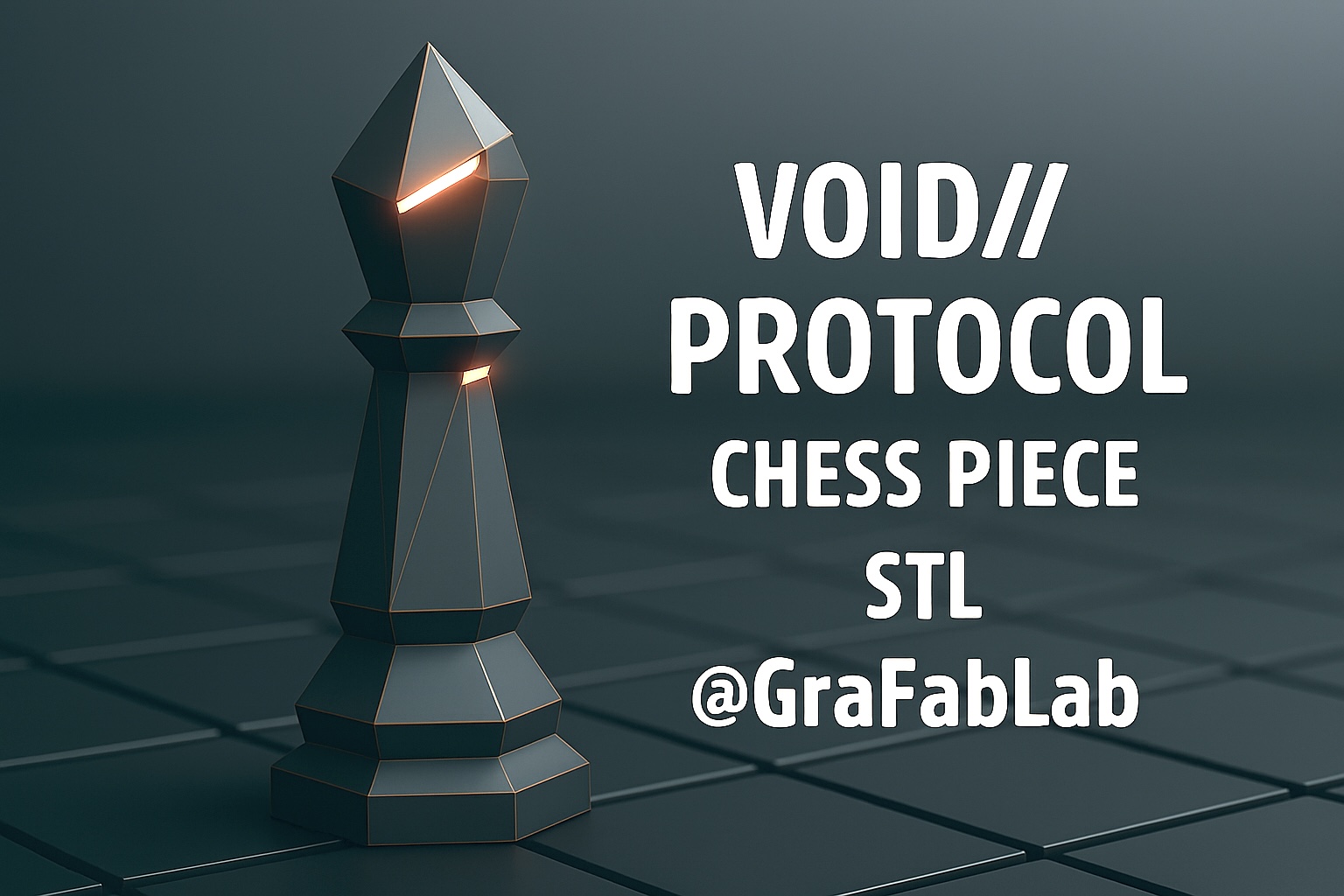 VOID//Protocol "Bishop" - chess set
