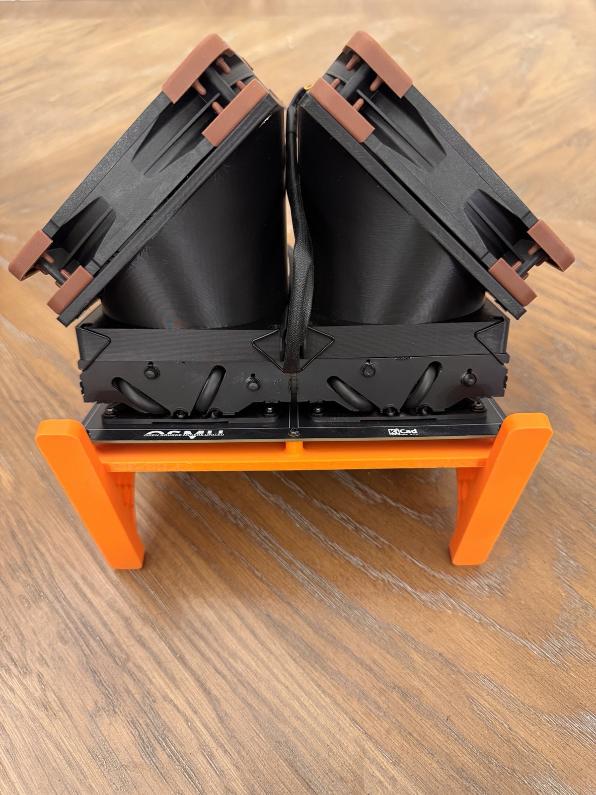 90mm to 120 fan adapter for Bitaxe NerdOCTaxe bitcoin miner