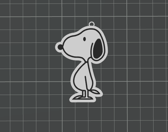 Snoopy Key Ring