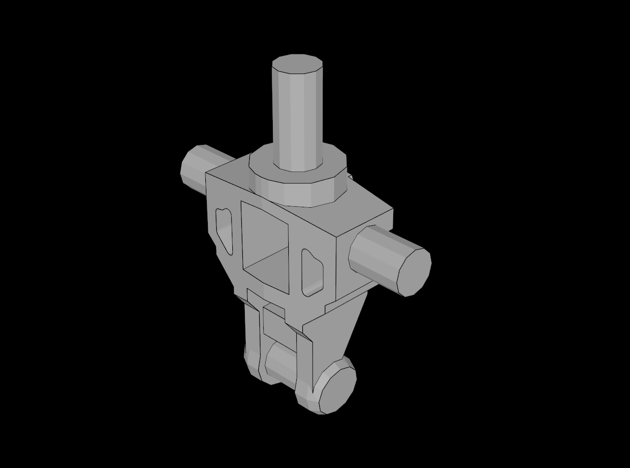 Lego Compatible (61193.dat) Torso Mechanical Magna Guard