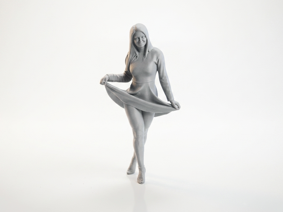 Dancer Figurine Female Figure 3D Printable