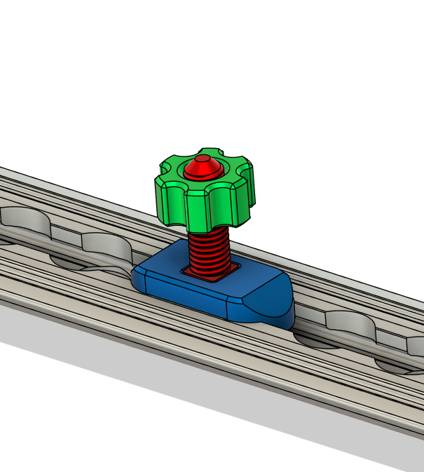 L-Track Stud airline rail fastener