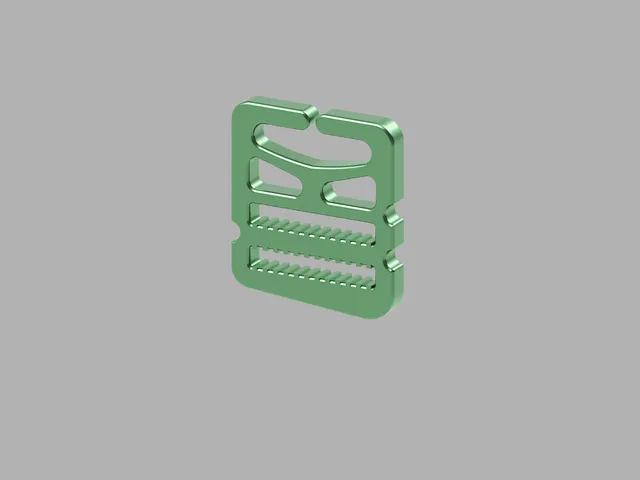 Strap Buckle - Enhanced Grip, Split Bar & Heavy Duty Mod