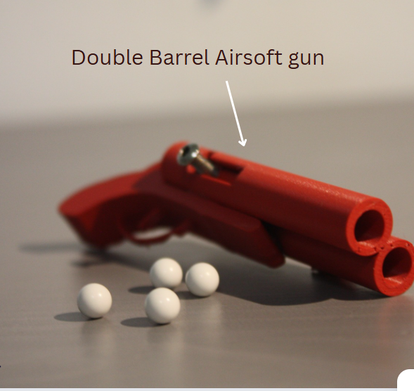 Double Barrel airsoft gun
