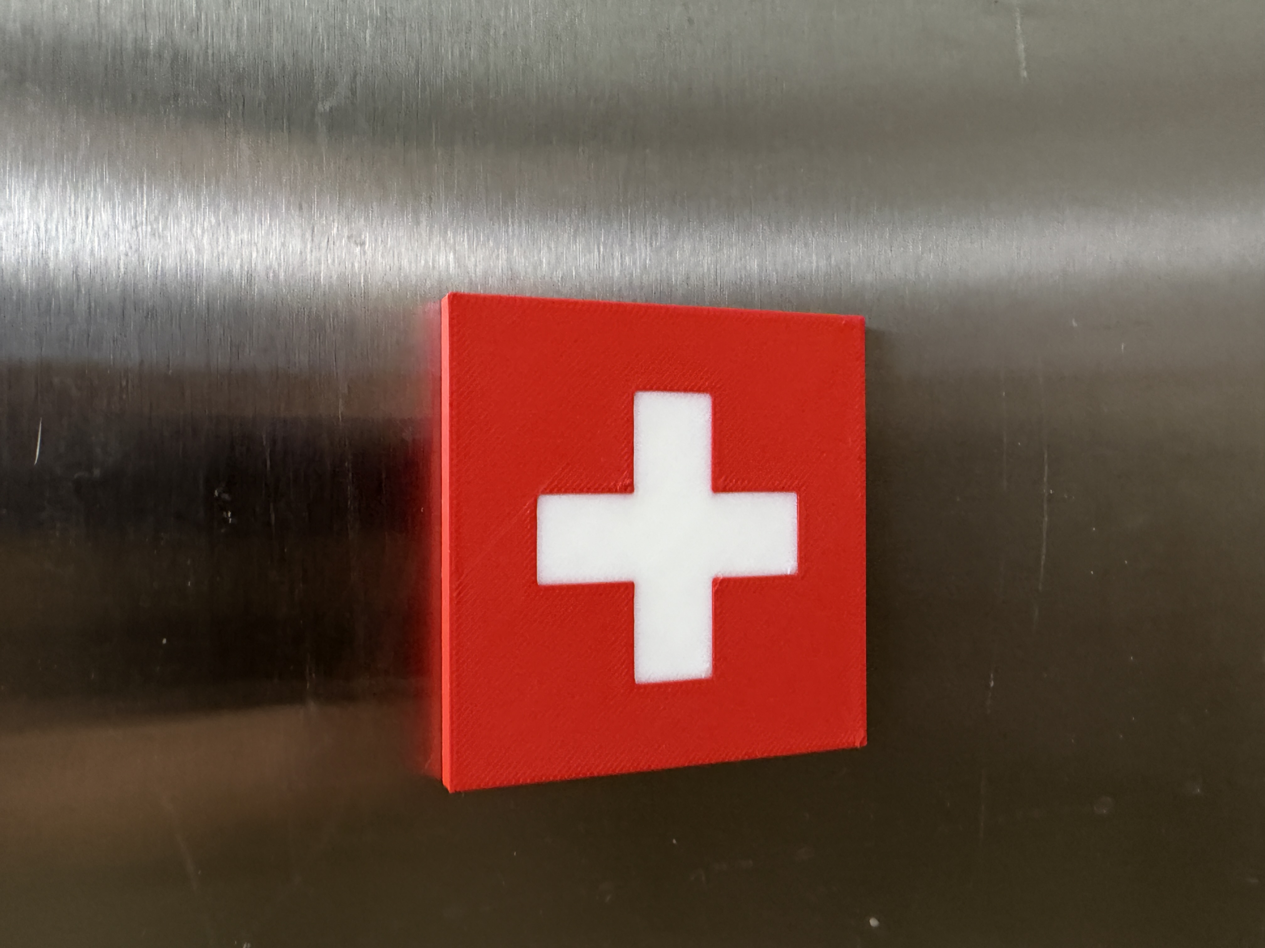 MagFlag: Switzerland Flag Fridge Magnet Multicolor with SVG