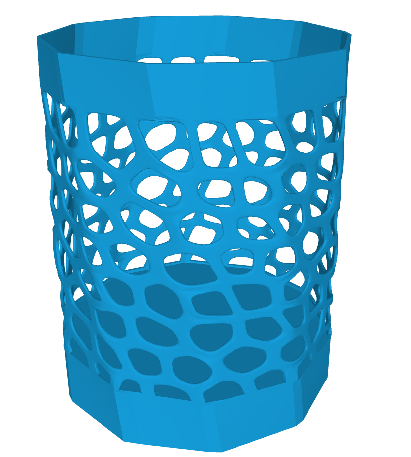 Voronoi Pencil & Pen Holder – Stylish Desk Organizer