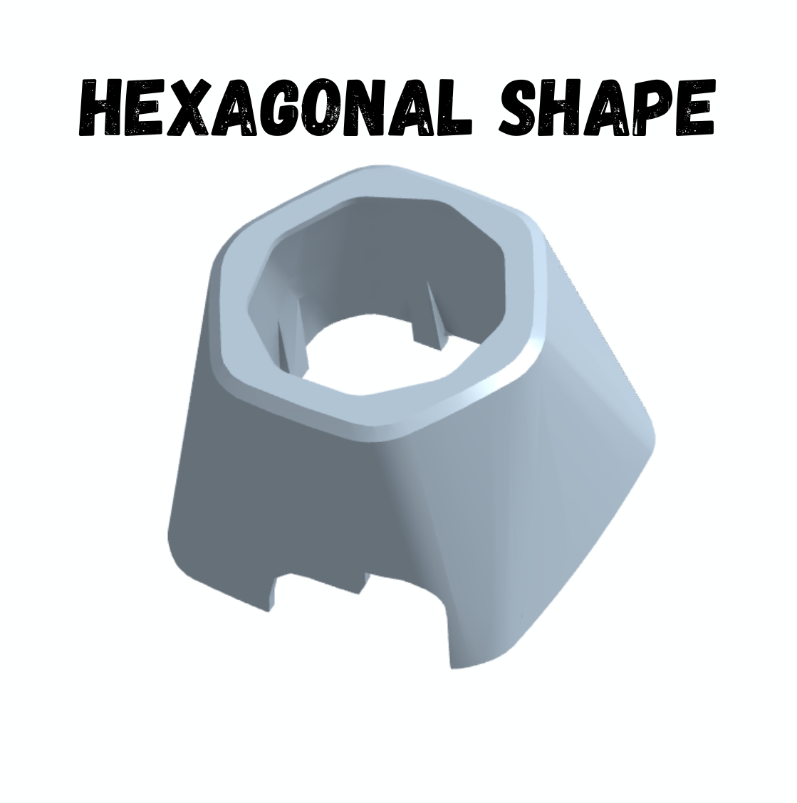 Hexagonal pump cover