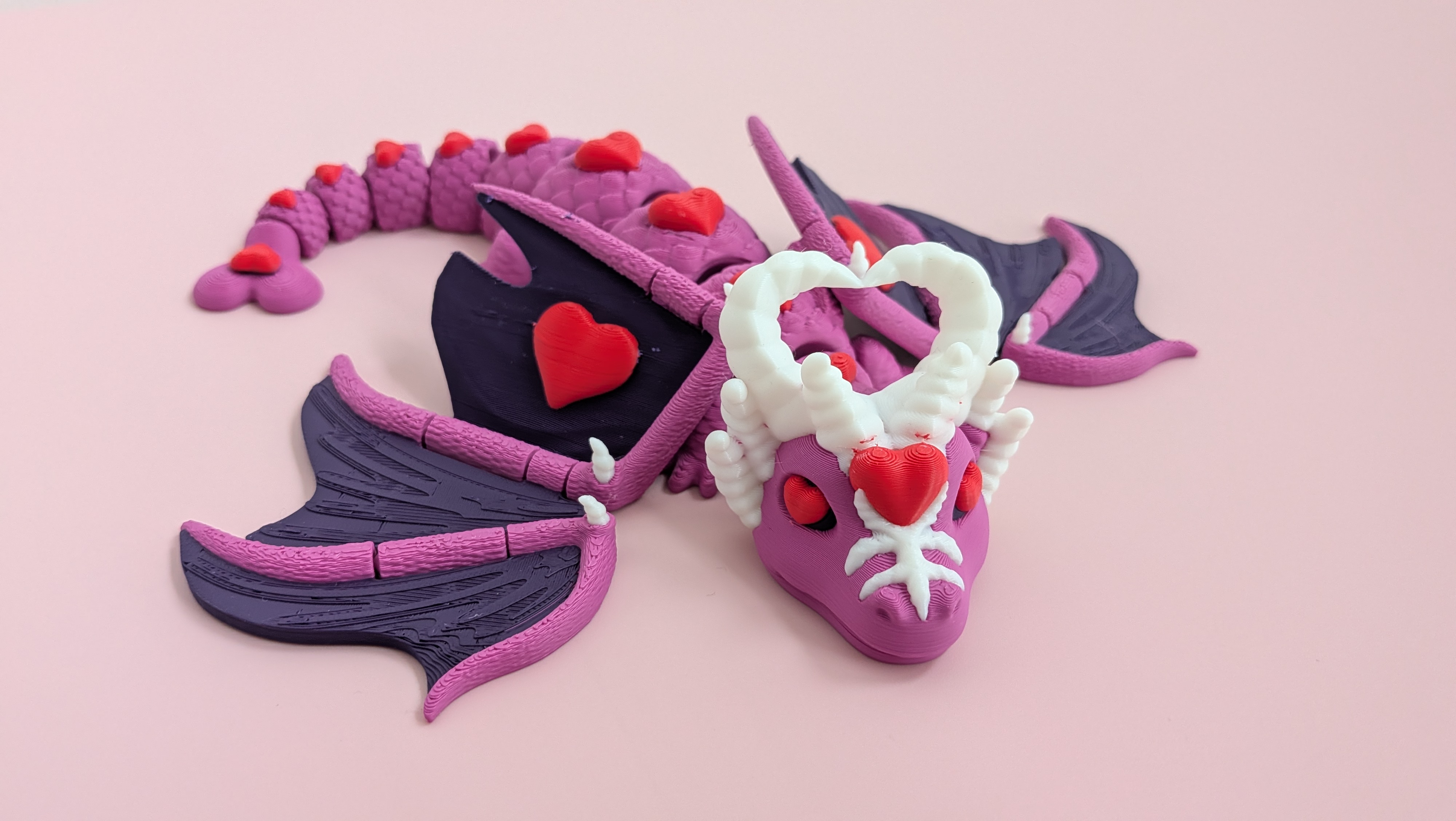 Elder Valentines Dragon - Articulated Dragon Figure