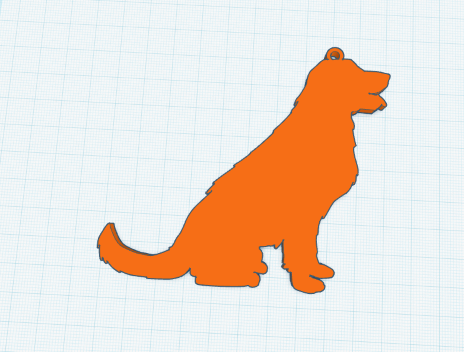 Dog (Labrador) Keychain