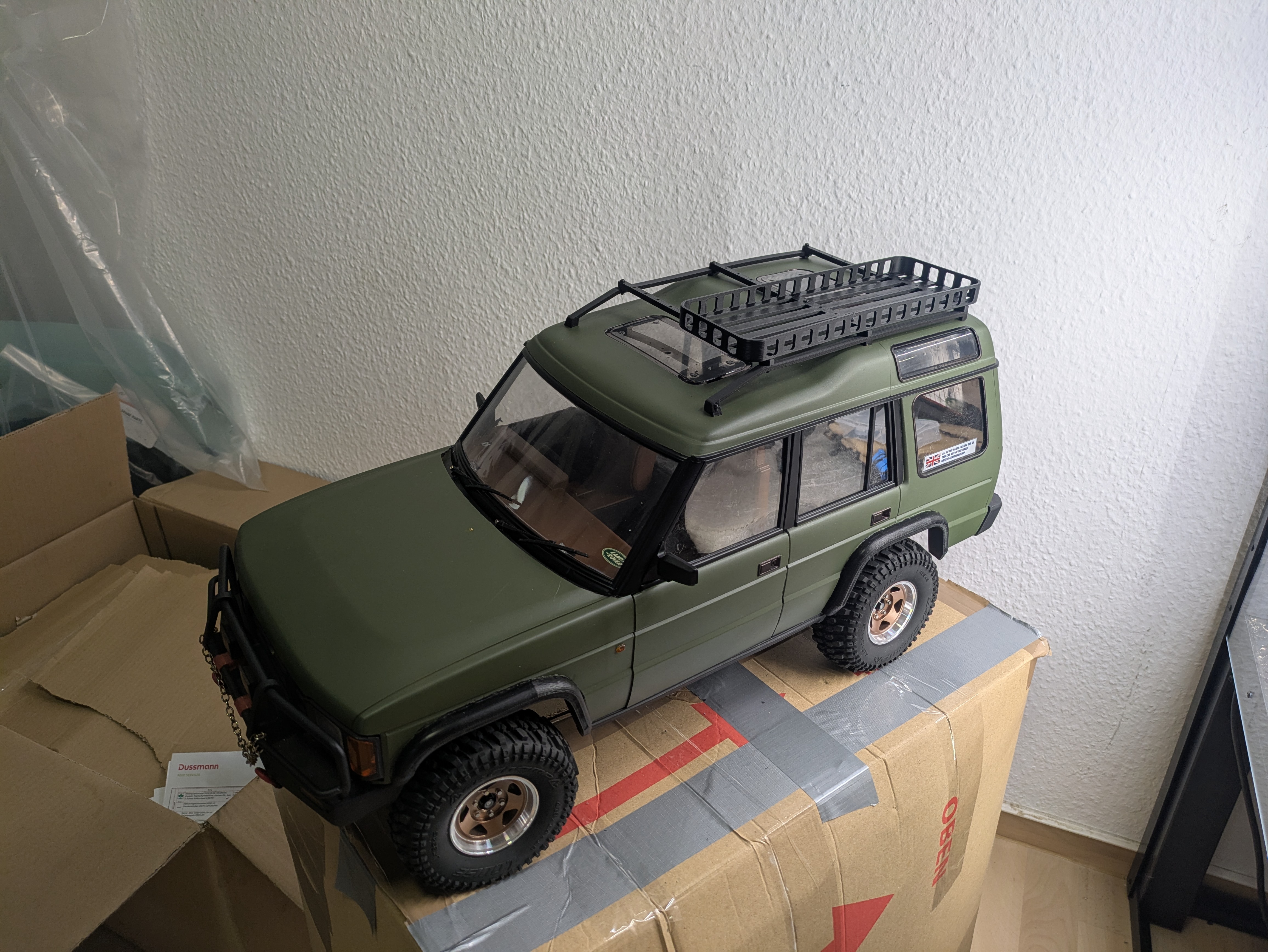 Team Raffee Landrover Discovery Gen 1 - Body Parts / Fender / Roffrack / Dashboard / Interior — miniatura 13
