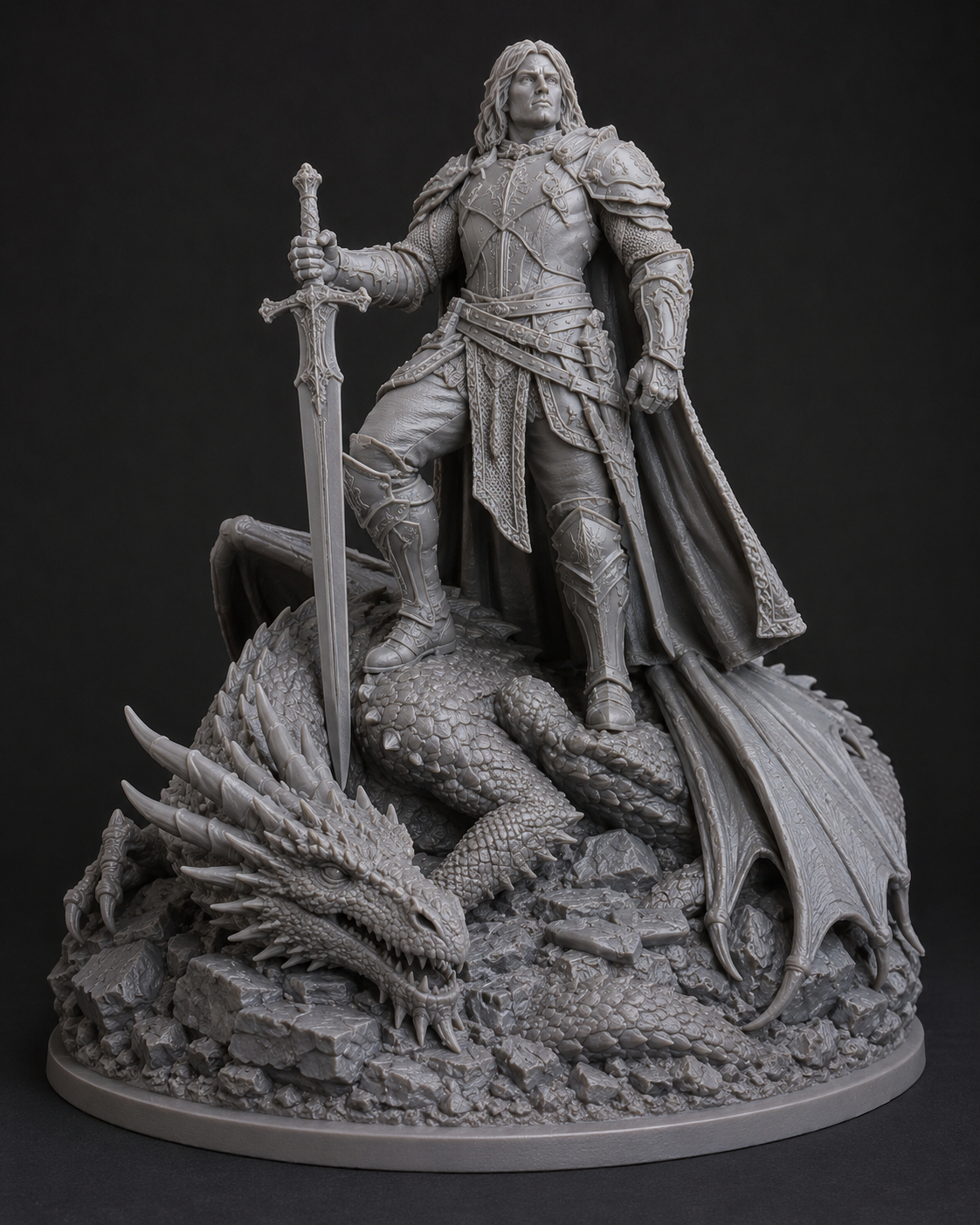 Heldensieg über Drachenbestie - Hero victory over dragon beast