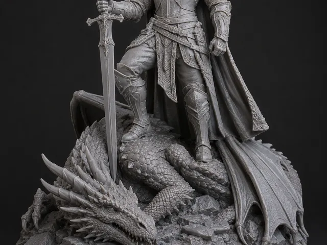 Heldensieg über Drachenbestie - Hero victory over dragon beast